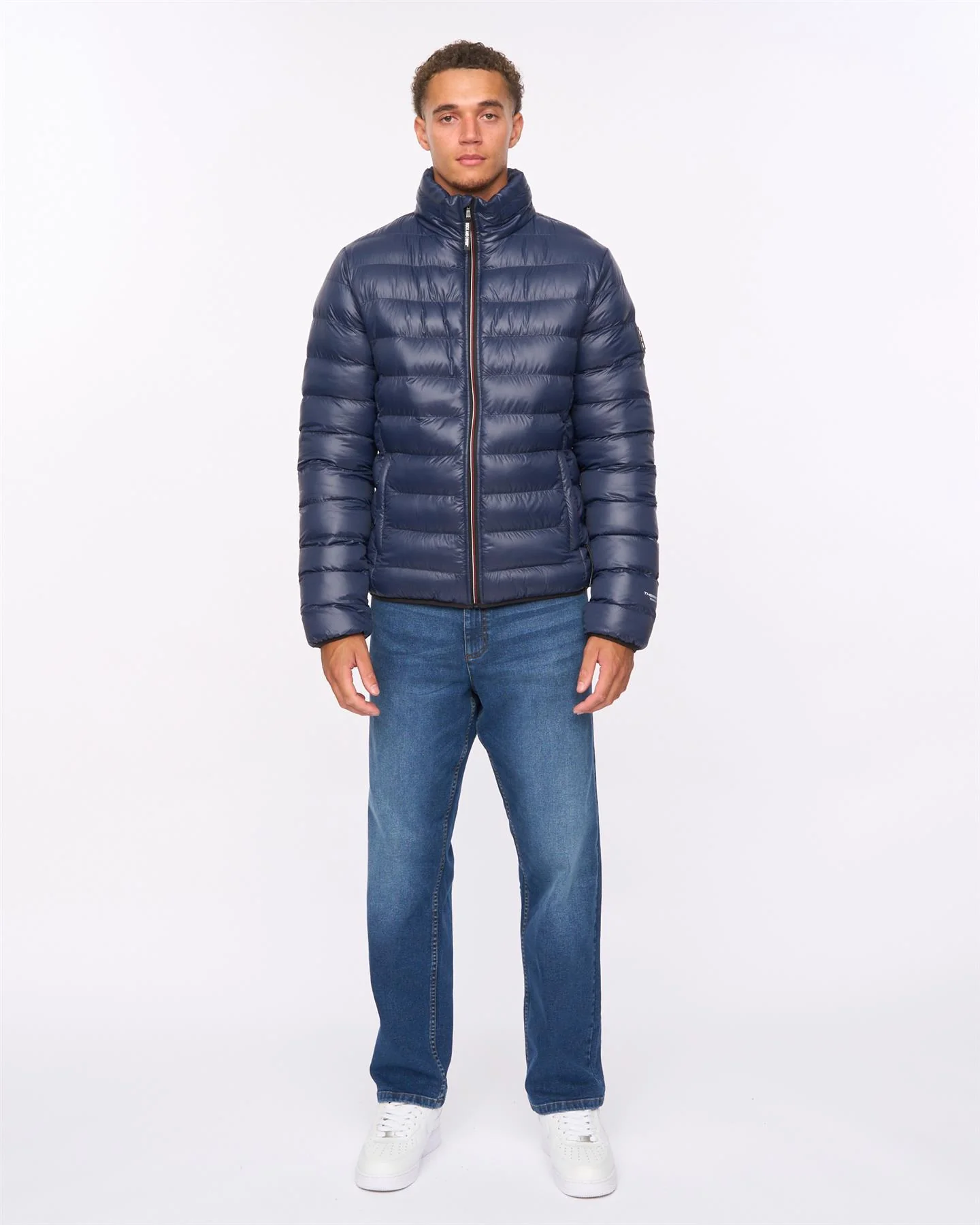 Shemmy Two Quilted Jacket Navy - Image 4